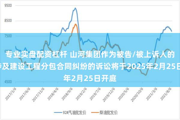 专业实盘配资杠杆 山河集团作为被告/被上诉人的1起涉及建设工程分包合同纠纷的诉讼将于2025年2月25日开庭